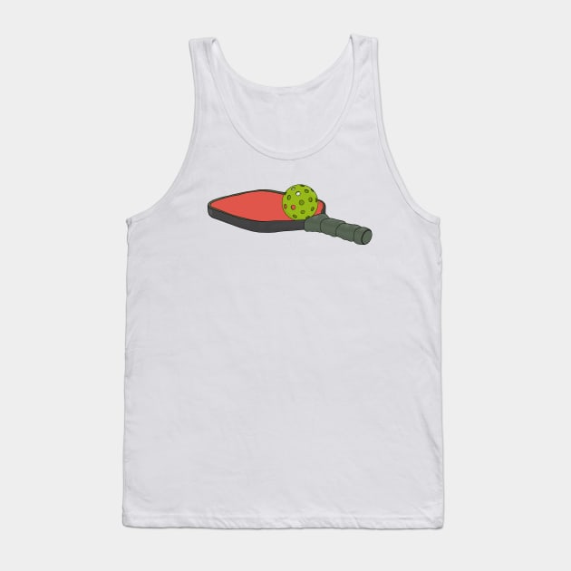 Pickleball Sport Tank Top by DiegoCarvalho